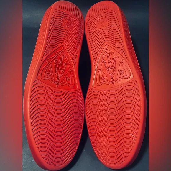 GUCCI ACE GG SUPREME RED SNEAKER | SIZE 8G 9US | 429445 - Picture 9 of 13